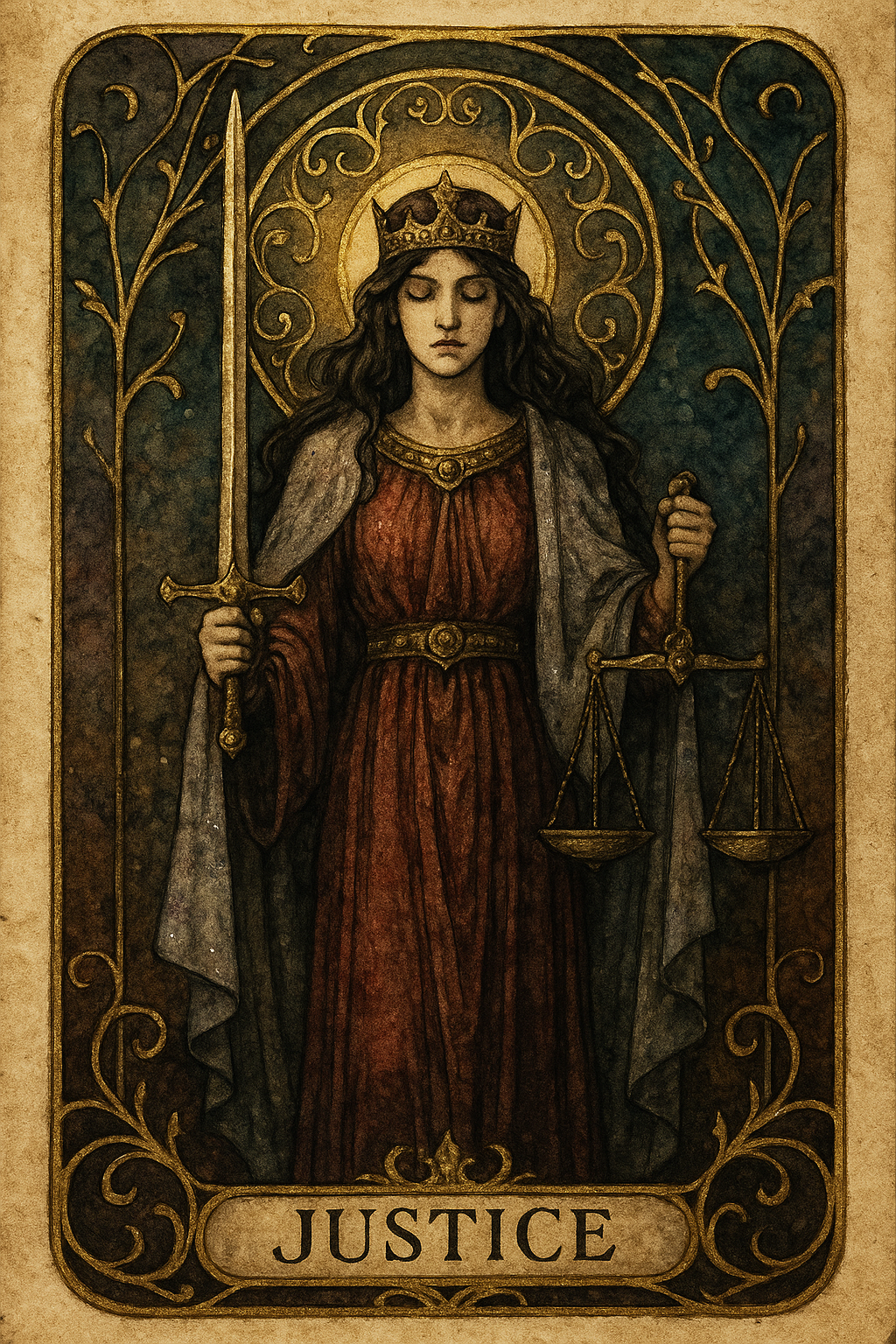 Justice Tarot Card